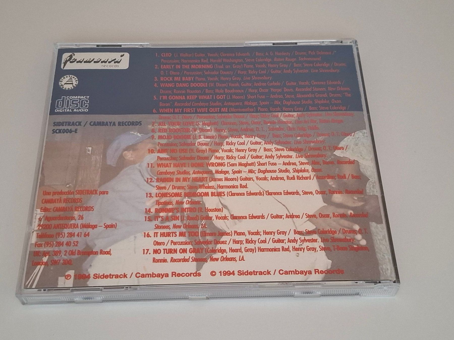 CD: CD Henry Gray,Clarence Edwards & Short Fuse -thibodeaux cafe – Usato da Derendingen venduto da Masterhall 2