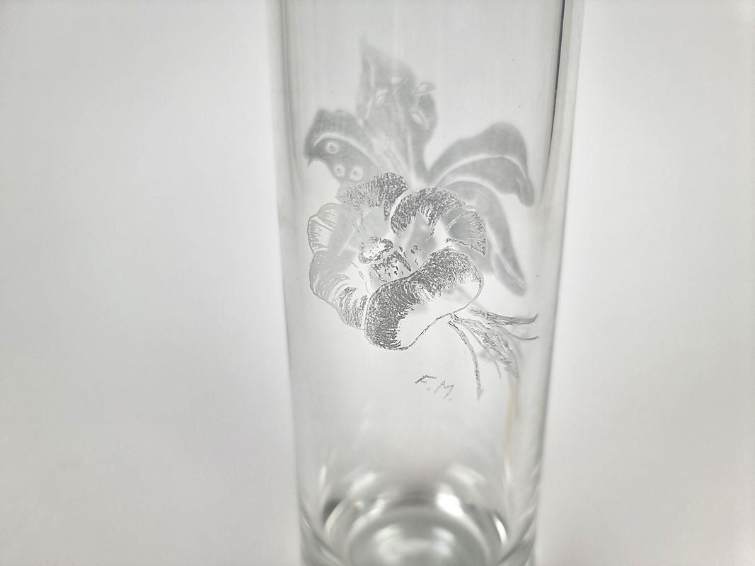 Vasen & Gefässe: Vase mit eingeritzten Blumen – Gebraucht aus Urtenen-Schönbühl von Restwert_Schoenbuehl 3