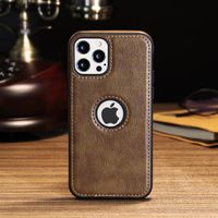 Leder Handyhülle Schutzhülle für iPhone 11 Pro Max Braun
