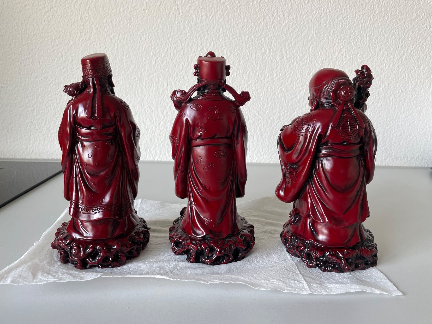 Statuette: chinesische Statuen, Glück 3 Stück – Usato da Hochdorf venduto da FlordeCebo 3