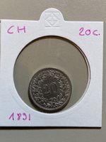 Suisse - 20 centimes - 1891