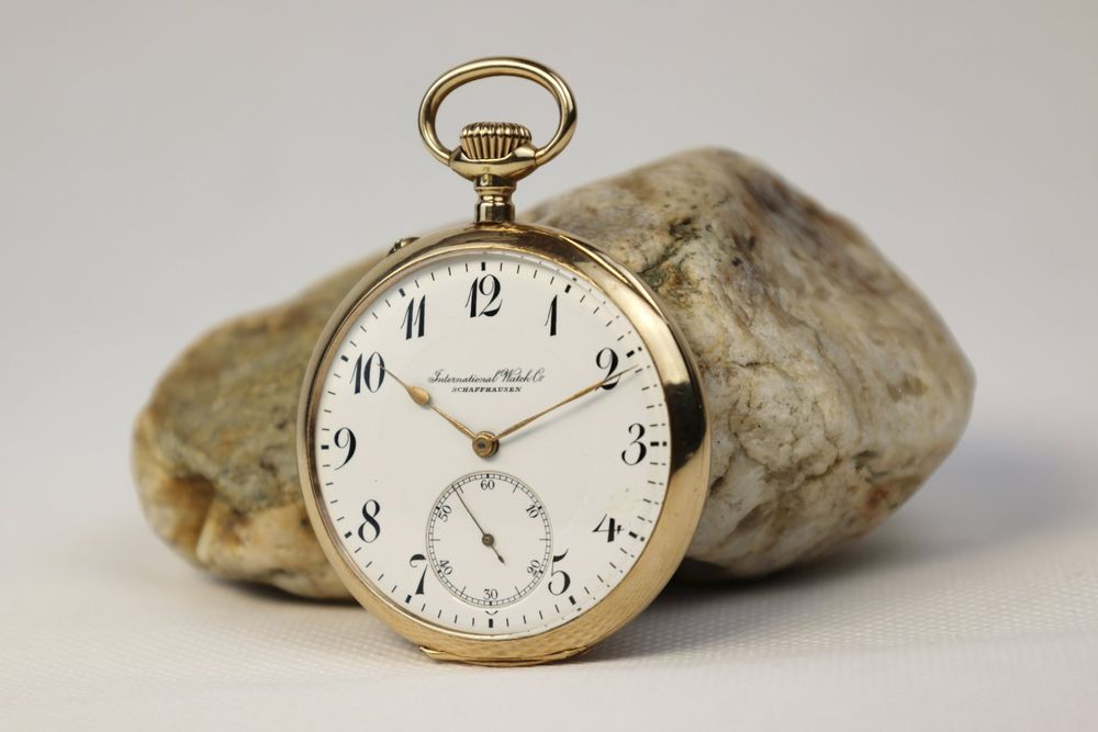 IWC Taschenuhr 14 Karat 585 Gold von ~1918 (Gebraucht) in Varen