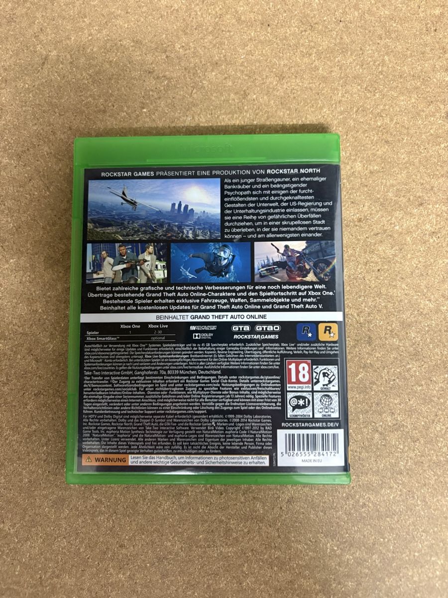 Microsoft Jeux: Grand Theft Auto V Xbox One – D'occasion à Schöftland par dardy1996 1