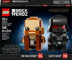 LEGO 40547 Brick Headz Obi-Wan Kenobi & Darth Vader