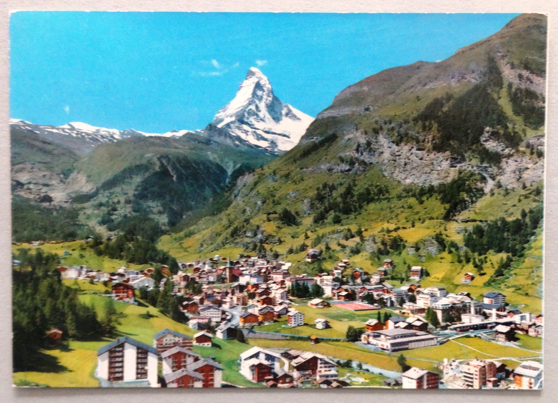 Cartoline postali: Zermatt und Matterhorn 4505 m – Difettoso da Fétigny venduto da Billy2miny