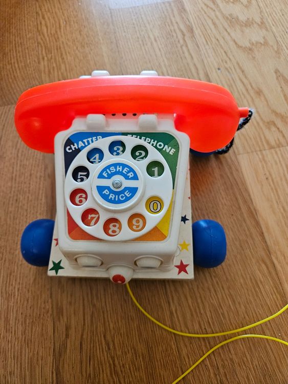Téléphone Jouet Fisher-Price Pour Bébé - Cadran Rotatif Avec Sons Et Yeux Mobiles - Lot De 2 - Dès 12 Mois