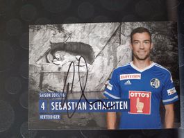 Sebastian Schachten - FC Luzern - FCL Autogrammkarte