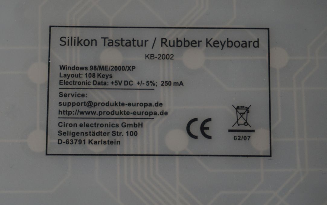 Claviers: Silikon-Tastatur – D'occasion à St.Gallen par He2 1