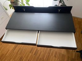 Ikea Schreibtisch schwarz