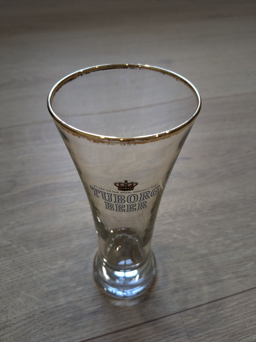 Gläser: Tuborg Bierglas mit Goldrand – Gebraucht aus Winkel von Kade50 1