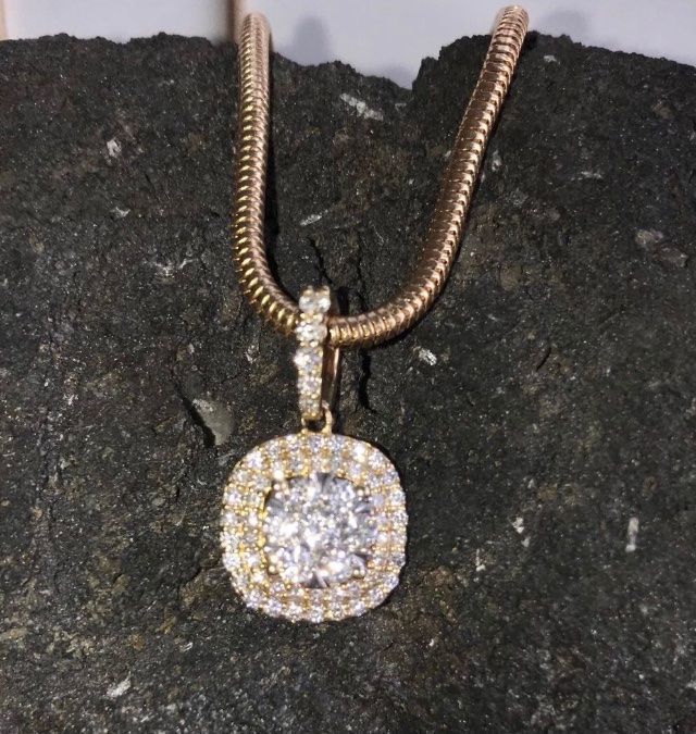Ciondoli: NEU Anhänger mit Diamanten 1.00ct – Nuovo e nell'imballaggio originale da Münsingen venduto da Goldvreneli1897 2
