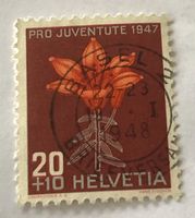 PRO JUVENTUTE  BRIEFMARKEN GESTEMPELT  