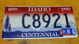 Kennzeichen Idaho Vintage (L6)