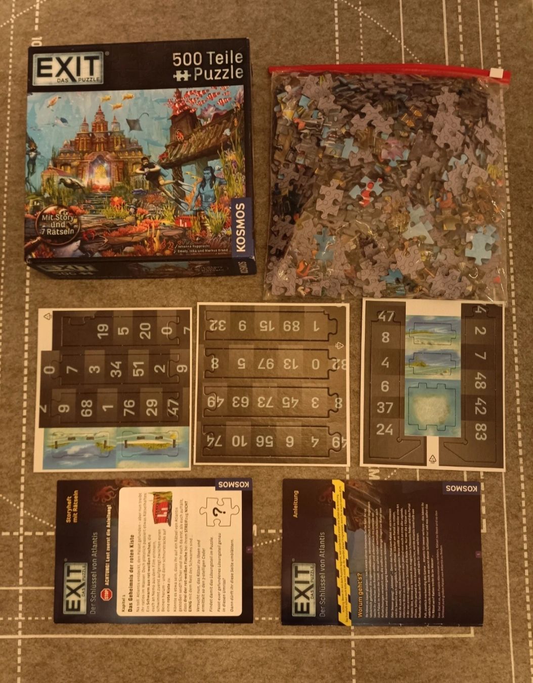Kosmos Giochi: EXIT Puzzle 500 Teile: Der Schlüssel von Atlantis – Nuovo (secondo la descrizione) da Zweisimmen venduto da shaniinaa 2