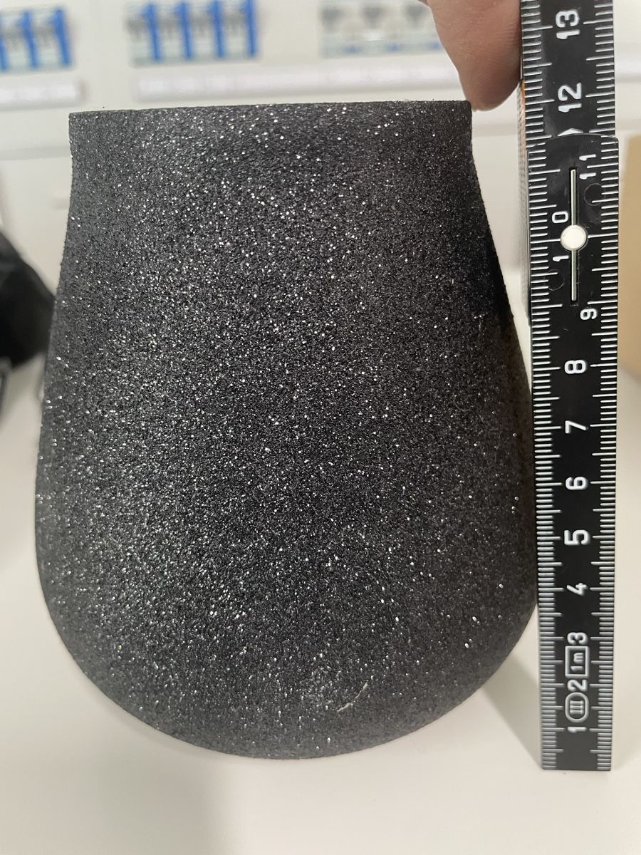 Portacandele: Schwarzer Deko-Teelichthalter Glitzer Optik 12cm – Usato da Heitenried venduto da Steffundsasch 1
