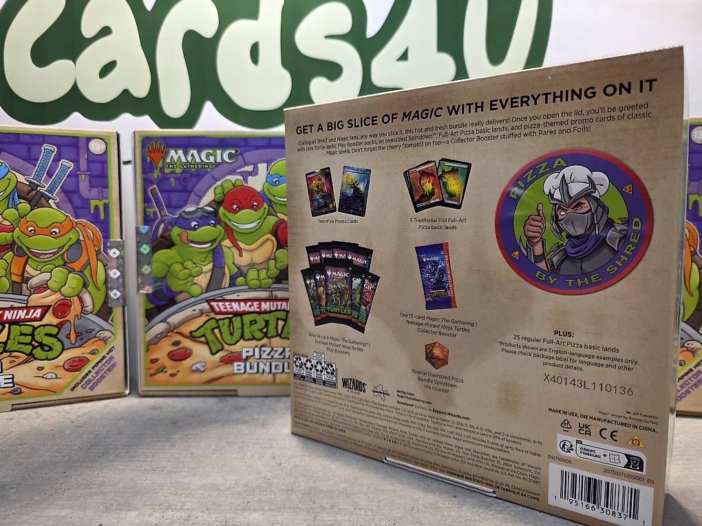 Magic The Gathering Carte collezionabili: Magic The Gathering Ninja Turtles Pizza Bundle – Usato da Zwingen venduto da Cards4U 1