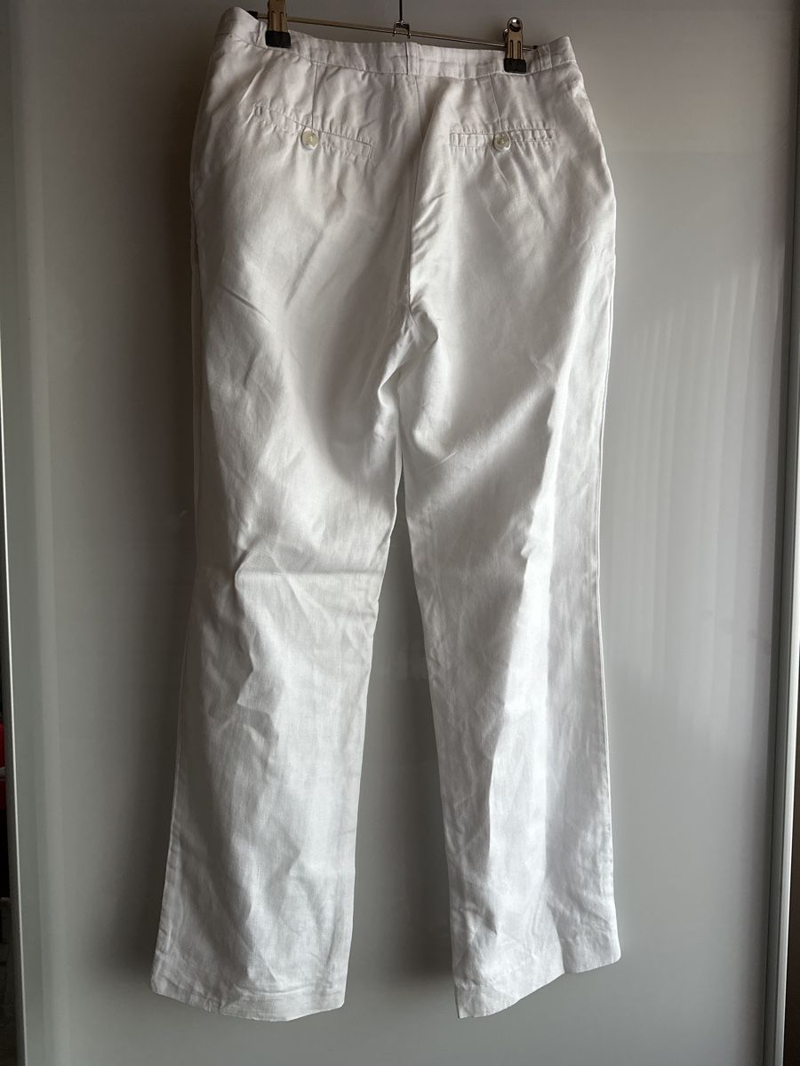 H&M Hosen: Sommerhose Leinen weiss Grösse 36 H&M – Gebraucht aus Buchs AG von tifena 1
