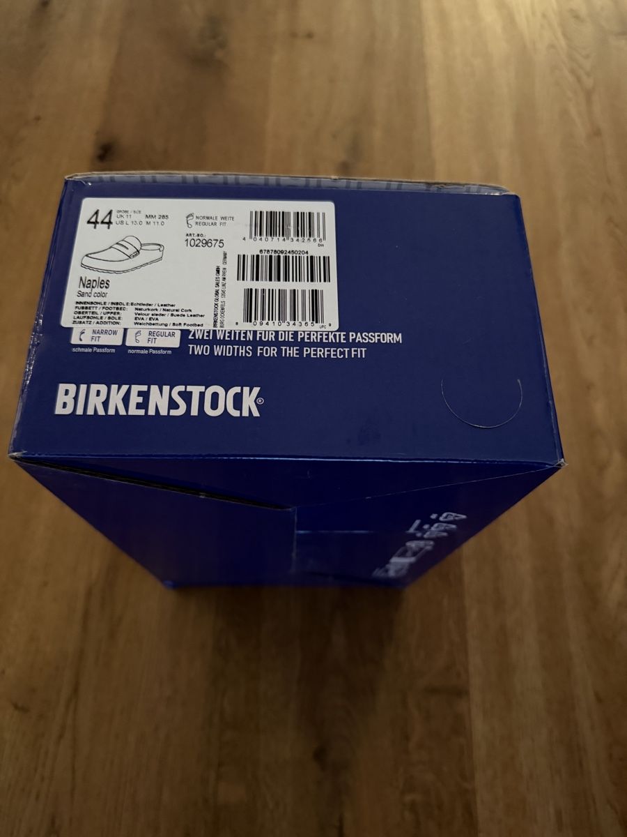 Birkenstock Scarpe da uomo: BIRKENSTOCK - NAPLES - NEU - GR. 44 – Nuovo e nell'imballaggio originale da Volketswil venduto da Gelilu 4