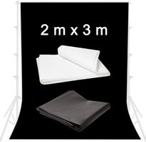 2x Fotohintergrund Fotostudio 2x3m