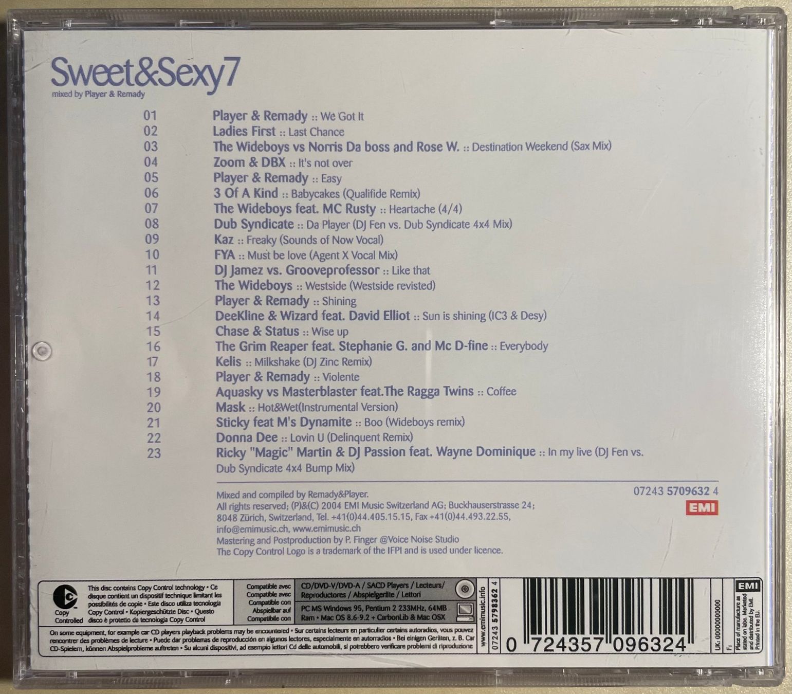 CDs: Sweet & Sexy 7 - Mixed By Player & Remady – D'occasion à Brunnen par Barfly5 1