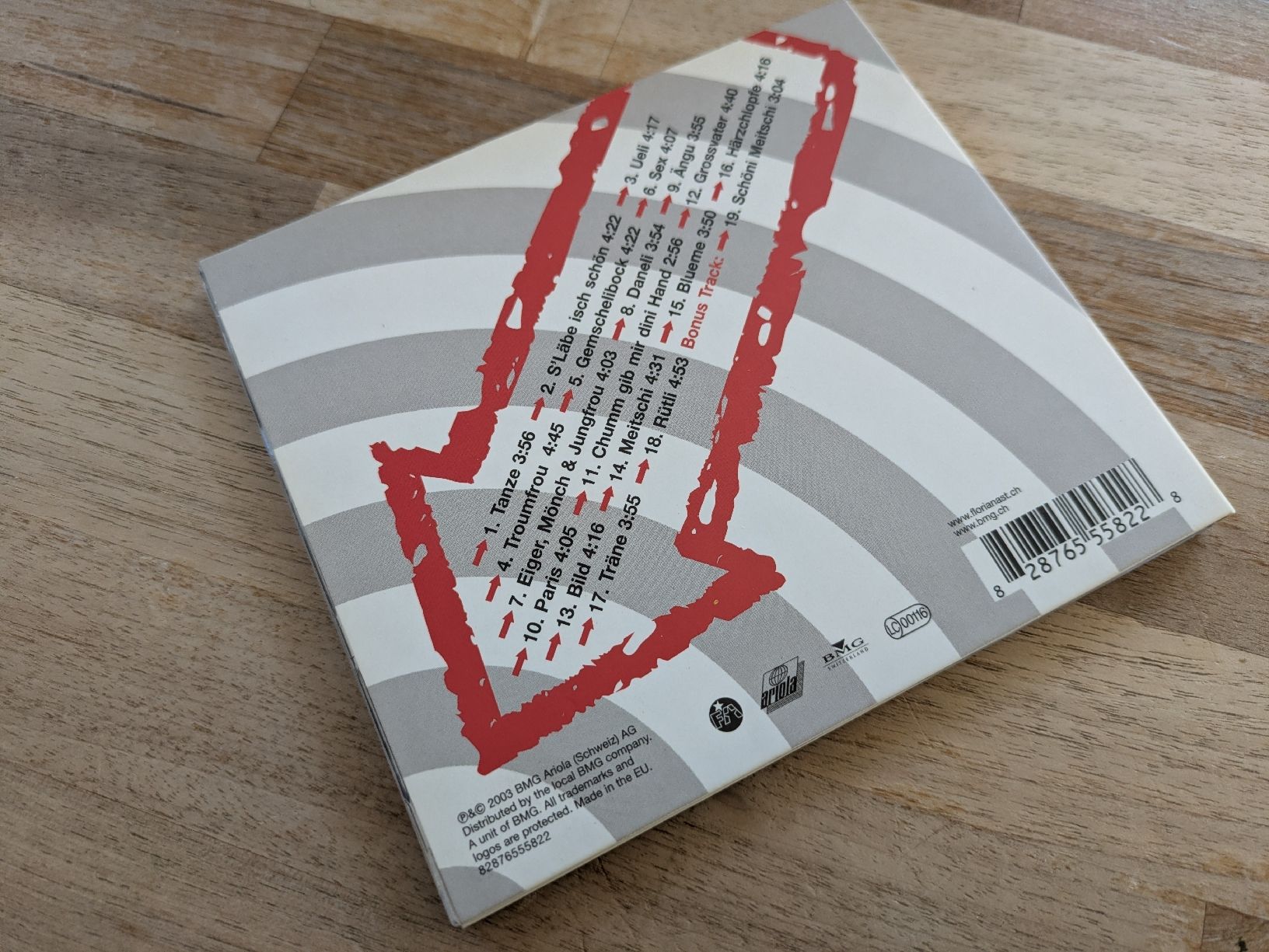 CD: Florian Ast "Vollträffer" CD – Usato da Matten b. Interl venduto da simkli 2
