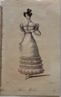 Antike Lithographie, Wiener Mode, 1824