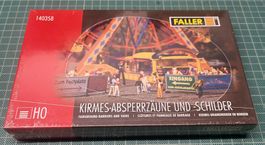 Faller 140358 Kirmes Absperrzäune +Schilder Bausatz H0