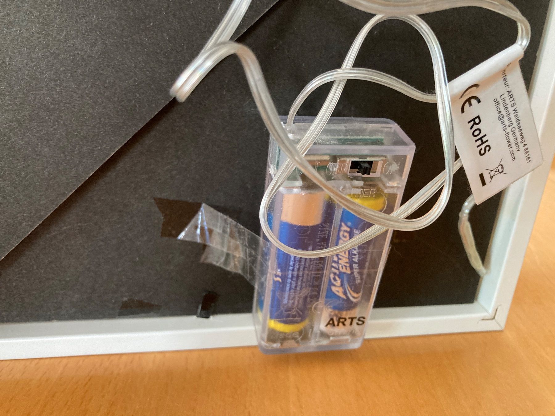 Cornici: Schöner Lichterrahmen/Bilderahmen mit Licht, ev. IKEA – Usato da Gelterkinden venduto da froggy80 2