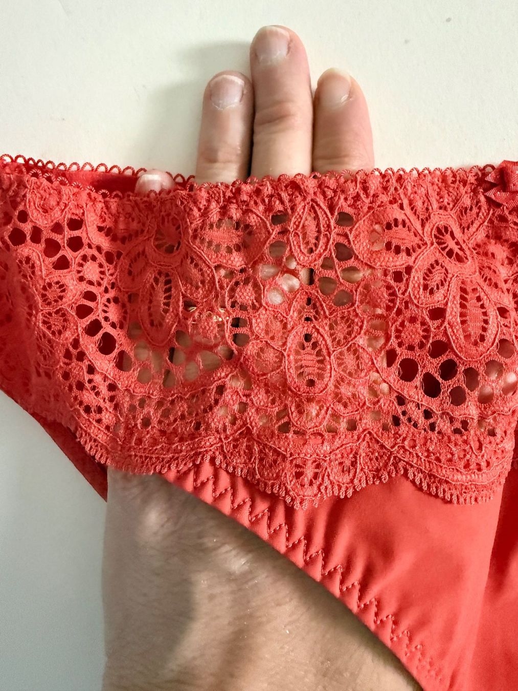 Sonstige Unterwäsche: BESTFORM, Spitzen-Slip, Grösse 36-38, Farbe Orange – Neu und originalverpackt aus Rudolfstetten von gst_g7xl 1