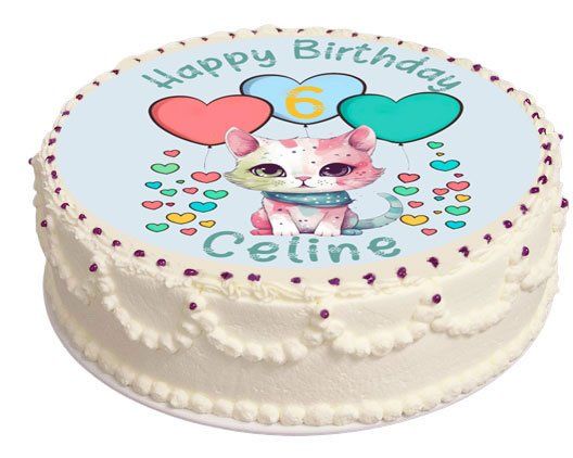 Tutte le decorazioni: Tortenaufleger, Cake Topper, Katze – Nuovo e nell'imballaggio originale da Dagmersellen venduto da mar_h5rk 2