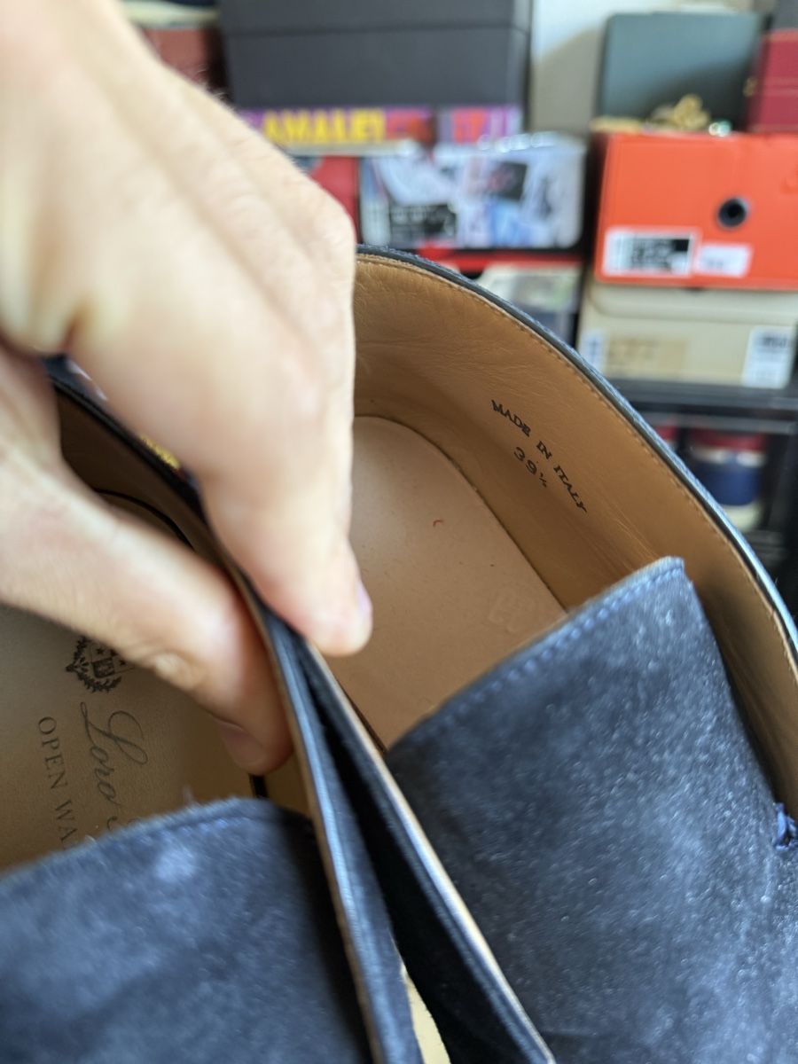 Loro Piana Scarpe da donna: Loro Piana Open Walk Navy – Usato da Genève venduto da SG_73 2