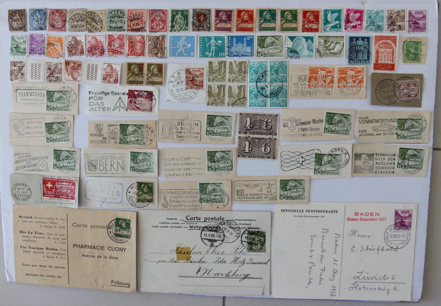 Alle Briefmarken: Briefmarken CH altere – Gebraucht aus Oberentfelden von lakipul