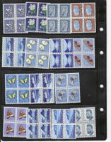 15x4er Blöcke*/8x Pro Patria+7xPro Juventute/wenige mit Tabs