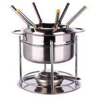 Service à fondue 6 personnes inox neuf