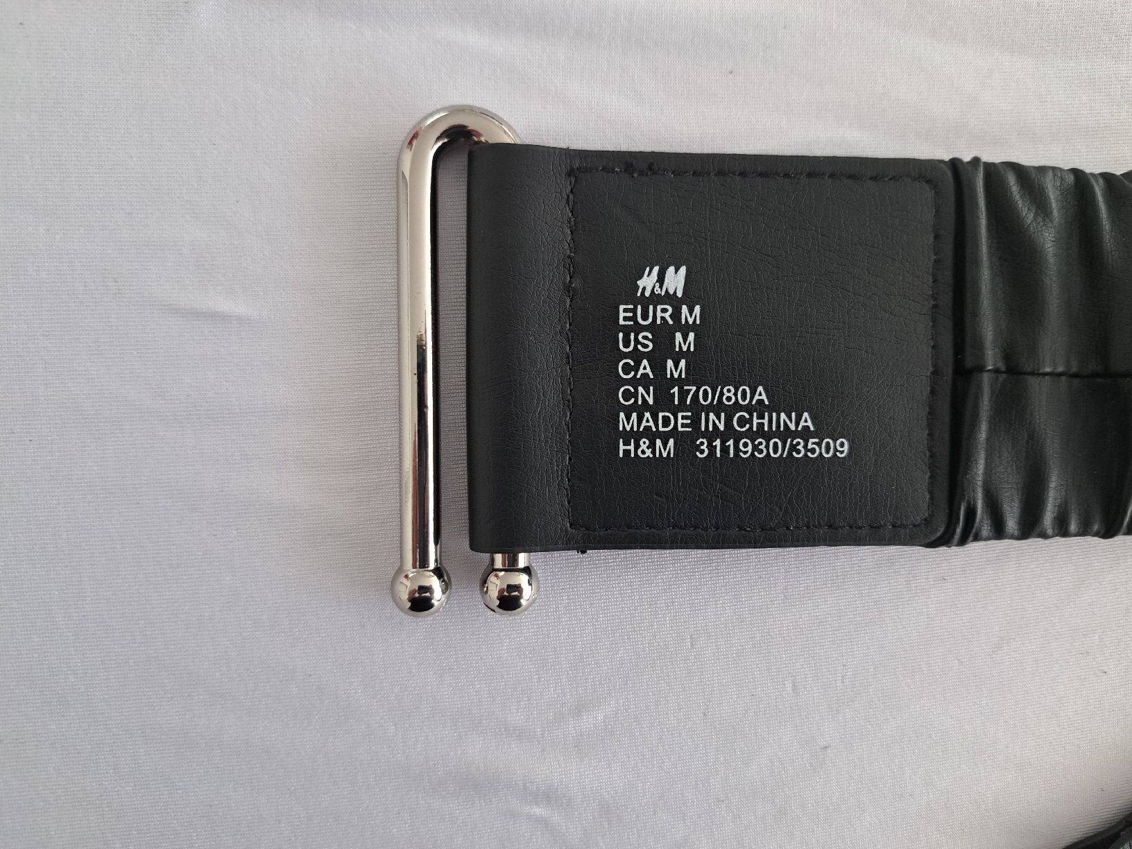 H&M Cinture: Schwarzer H&M Gürtel, Grösse M – Usato da Weisslingen venduto da Horvi_09 1