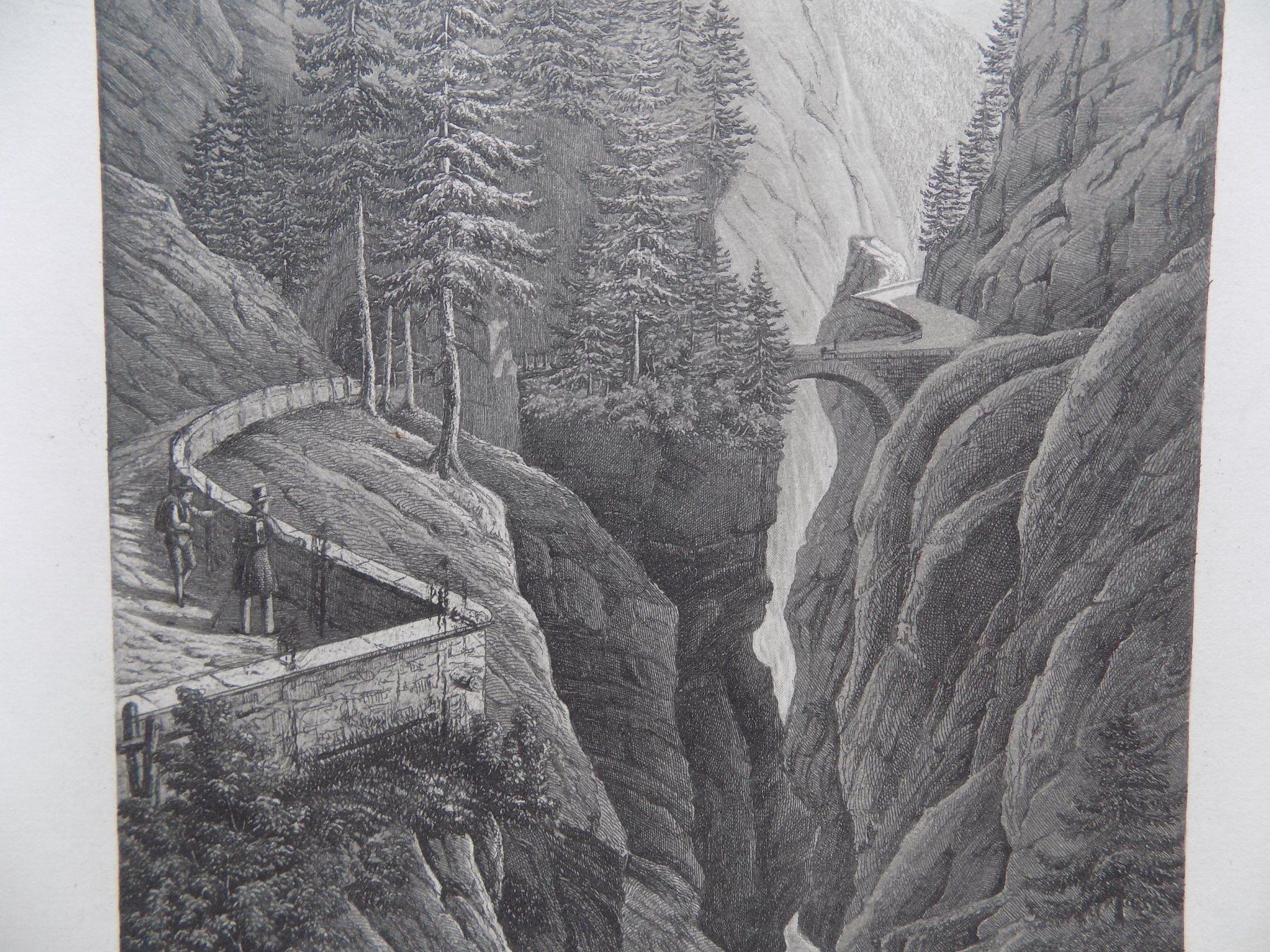 Stiche: Via Mala Aquatinta von Winterlin – Gebraucht aus Risch von Rischli15 5