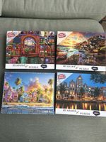 4 Huadada Puzzles je 1000 Teile diverse Motive neuwertig