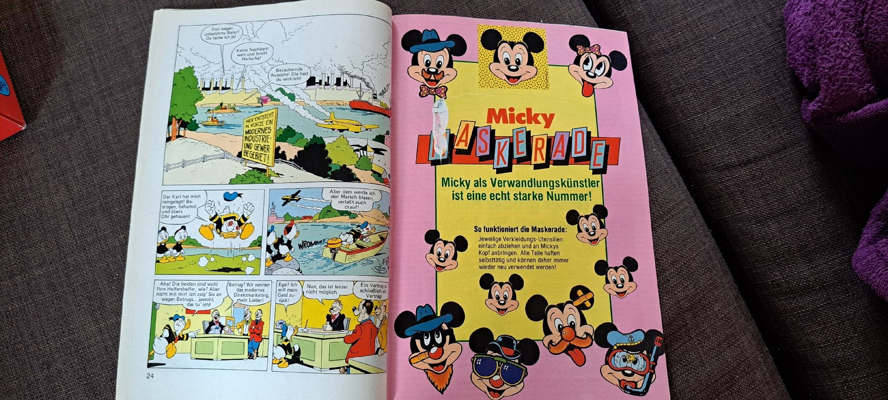 BD: Micky Maus Heft, Comic, Nr. 7, 8.2.1990, Disney – D'occasion à Kleinlützel par Breizh_kalon 6