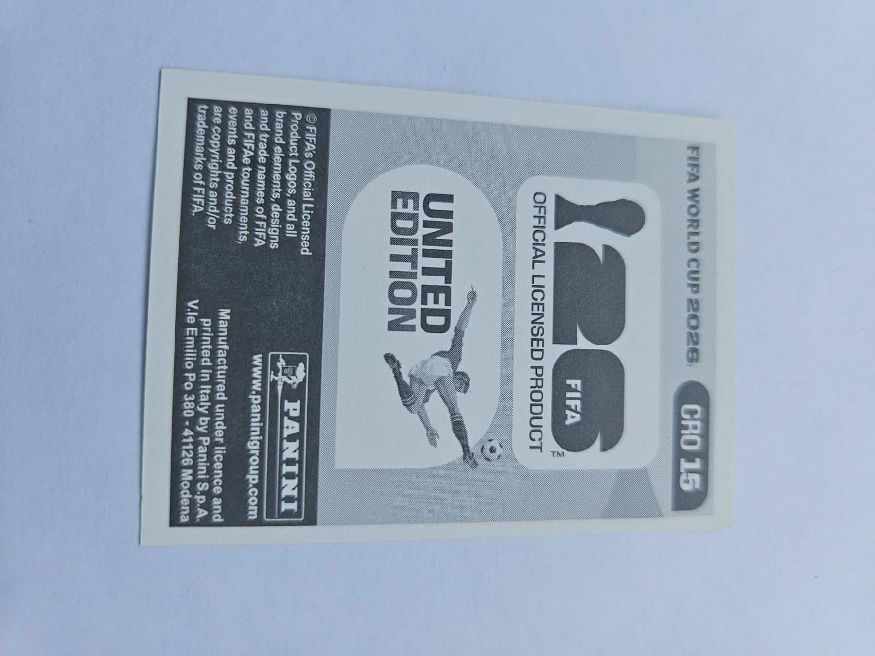Panini Carte collezionabili: CRO 15 – Usato da Würenlingen venduto da Dinli 1
