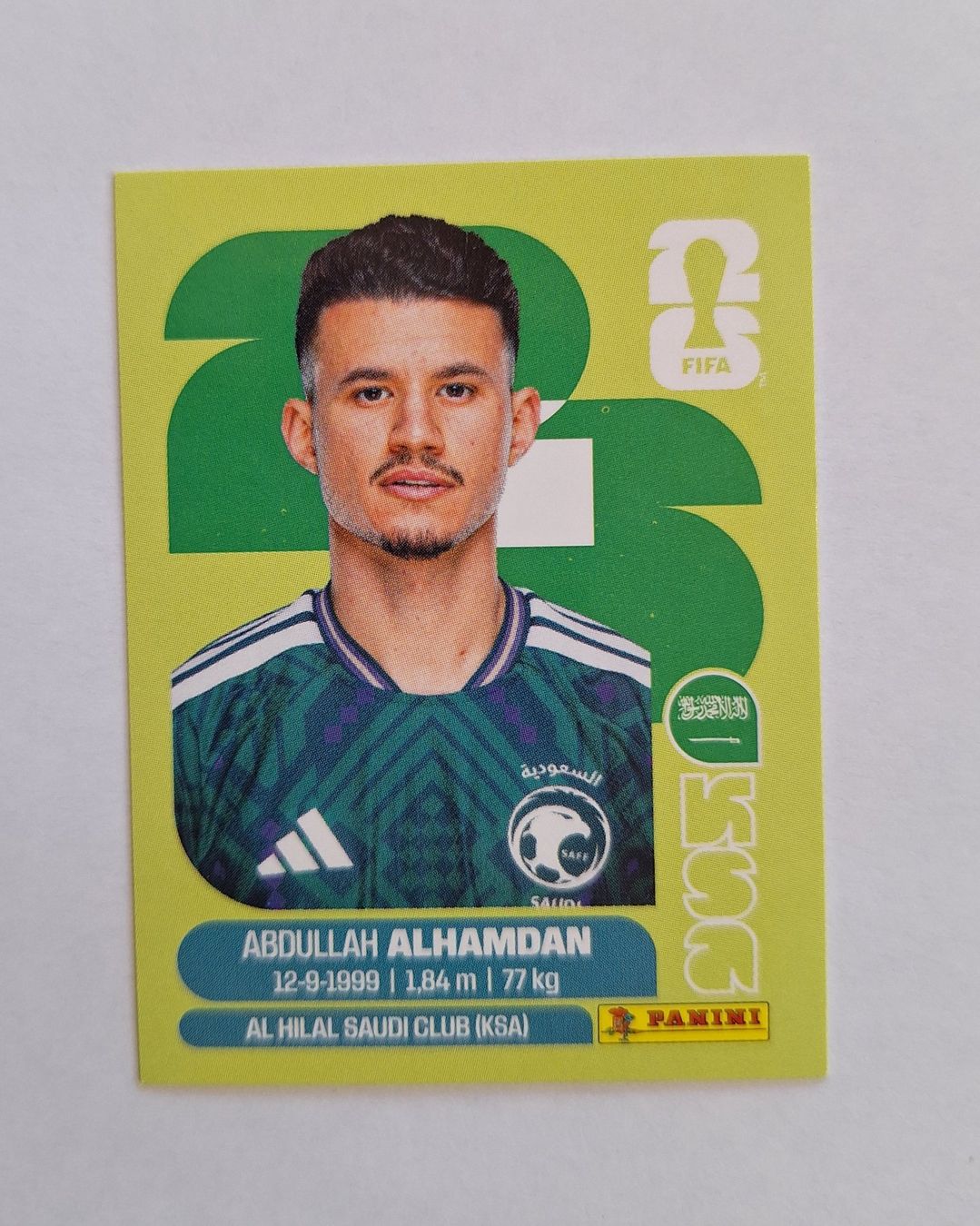 Panini Sammelbilder & Trading cards: Panini Abdullah Alhamdan KSA 20 – Neu (gemäss Beschreibung) aus Romanens von Crocette