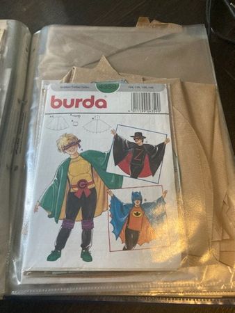 burdas fasnacht kinder zorro, superman usw.