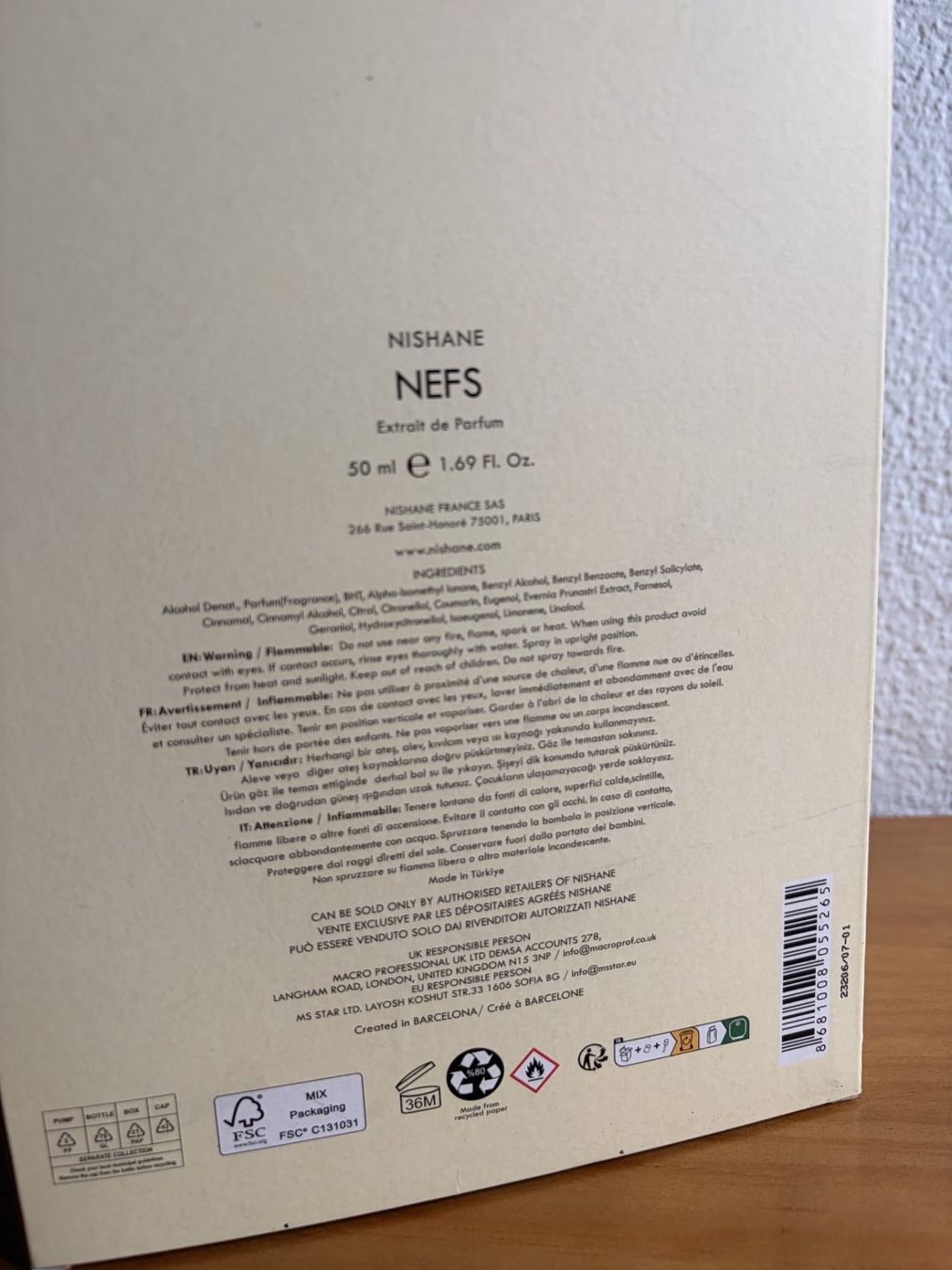 Nishane Profumi & Eau de Toilette: Nishane - Nefs – Nuovo (secondo la descrizione) da Gossau ZH venduto da PS1988 4