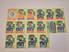 WM Panini Sticker 2026 Team Saudi-Arabien