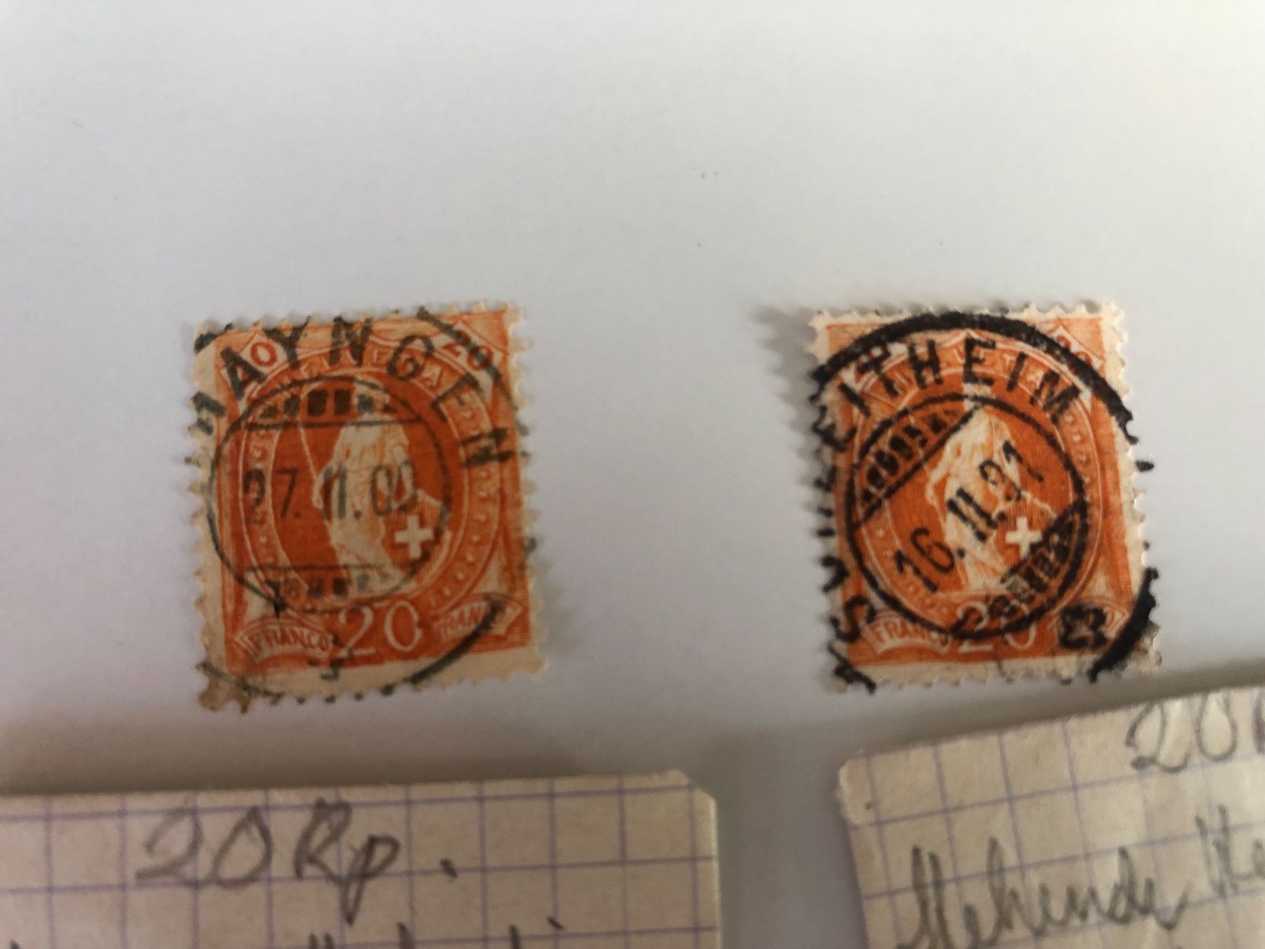 Tutti i francobolli: Dachbodenfund STEHENDE HELVETIA – Usato da Lufingen venduto da Rac0 2