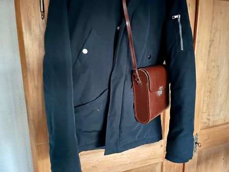 Vintage Leder Umhängetasche Handtasche braun Top!
