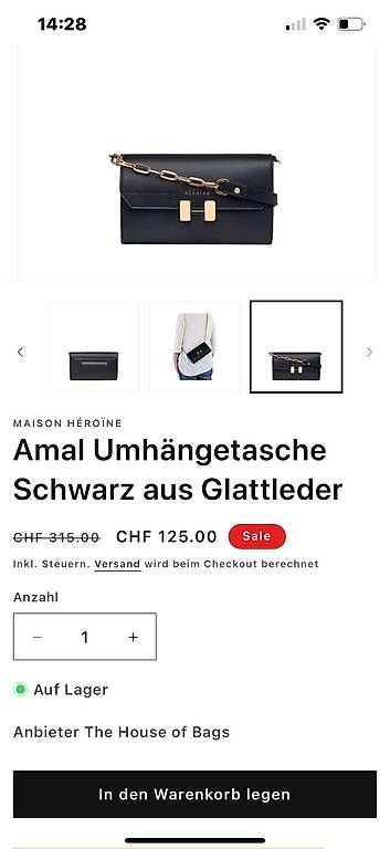 Borse da donna: Maison Héroine Handtasche Amal – Nuovo (secondo la descrizione) da St. Erhard venduto da tiffany1988 1