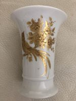 Kaiser Porcelain Vase, Gold Bird Design by Nossek Germany