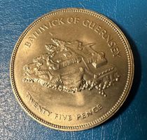 GUERNSEY 1977 25 PENCE