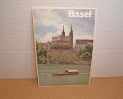 Foto auf Karton - Basler Münster mit «Leu» Fähre