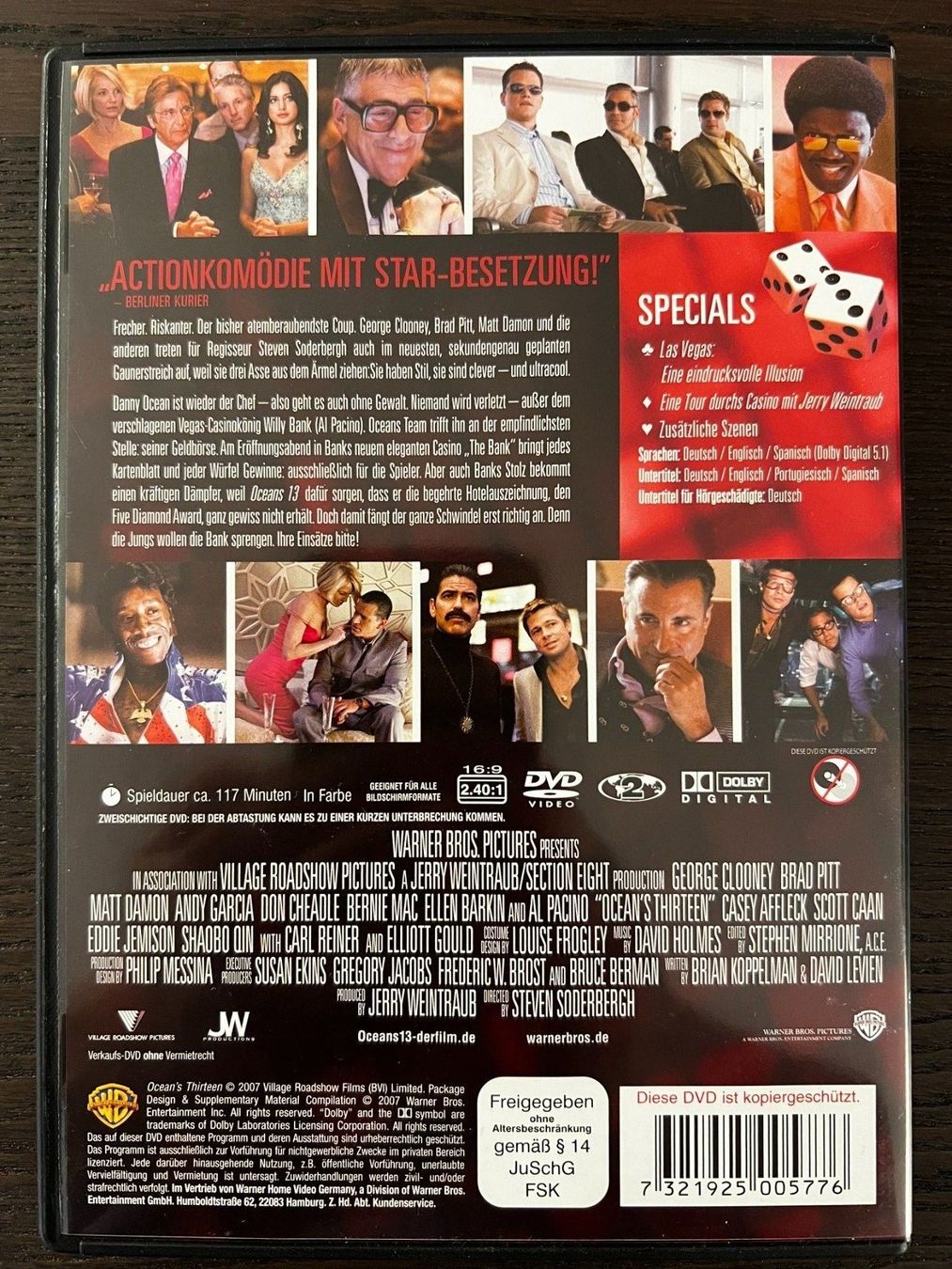 Tutti i DVDs: Oceans 13 – Usato da Zürich venduto da FilmFreunde 1